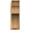 Ekena Millwork Westlake Rough Sawn Traditional Outlooker, Western Red Cedar, 8"W x 24"D x 24"H OUT08X24X24WTL01RWR - alternate 2